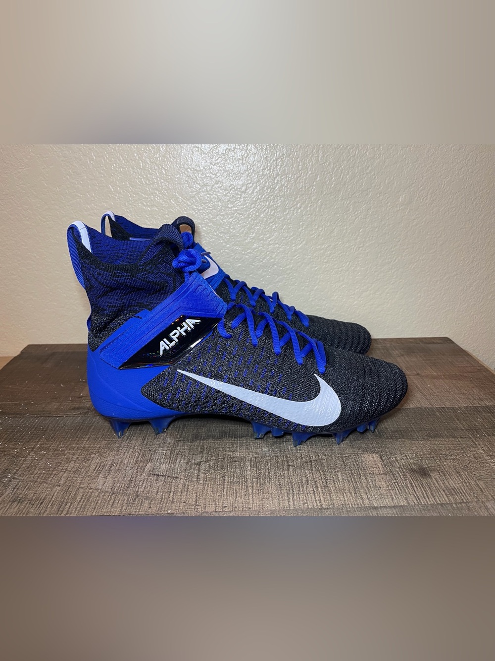 Nike Alpha Menace Elite 2 “Black Blue”
- Size 12 Men.